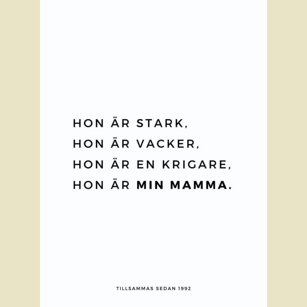 Min mamma Poster