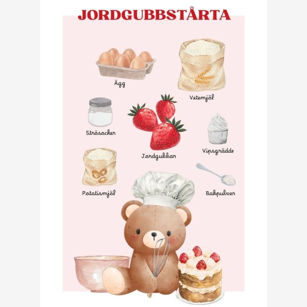 Jordgubbstårta