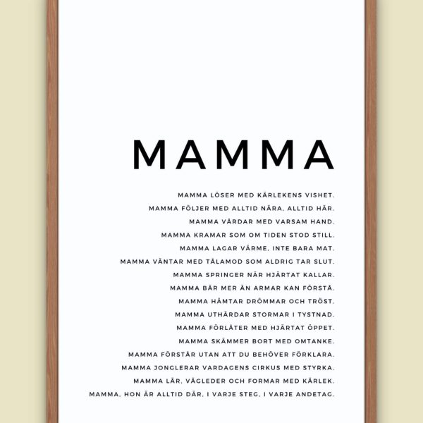Mamma Poster